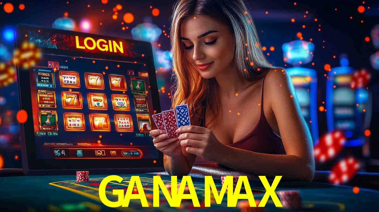 Interfaz de la app móvil GANAMAX en un smartphone moderno